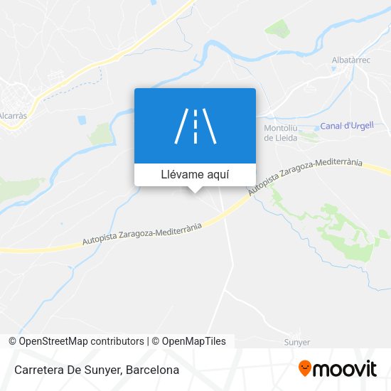 Mapa Carretera De Sunyer