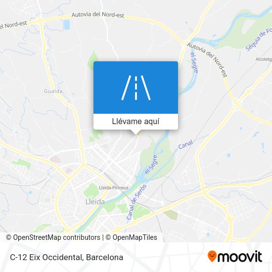 Mapa C-12 Eix Occidental