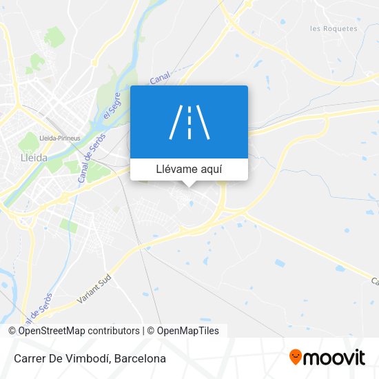 Mapa Carrer De Vimbodí