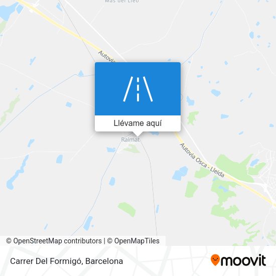 Mapa Carrer Del Formigó