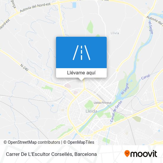 Mapa Carrer De L'Escultor Corsellés
