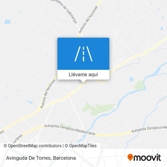 Mapa Avinguda De Torres