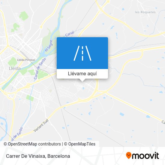 Mapa Carrer De Vinaixa