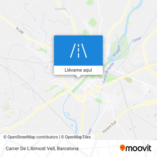 Mapa Carrer De L'Almodí Vell