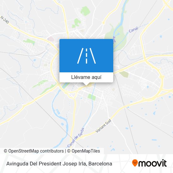 Mapa Avinguda Del President Josep Irla