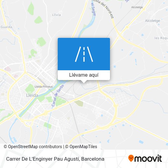 Mapa Carrer De L'Enginyer Pau Agustí
