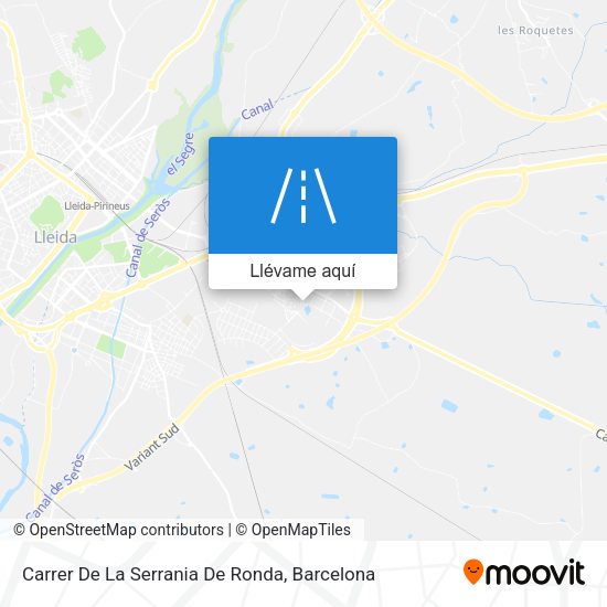 Mapa Carrer De La Serrania De Ronda