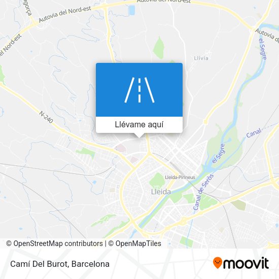Mapa Camí Del Burot