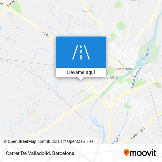 Mapa Carrer De Valladolid