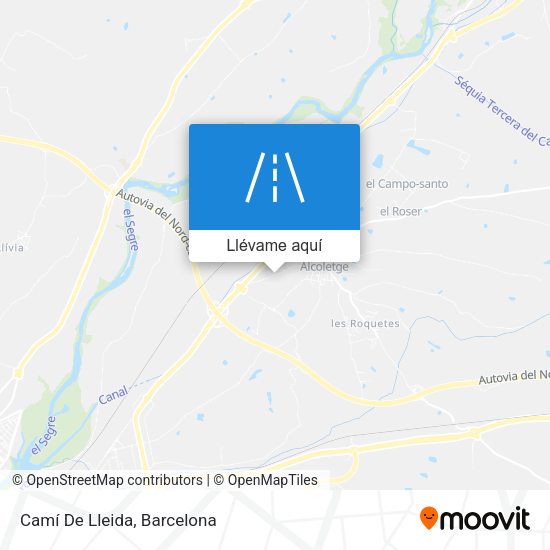 Mapa Camí De Lleida