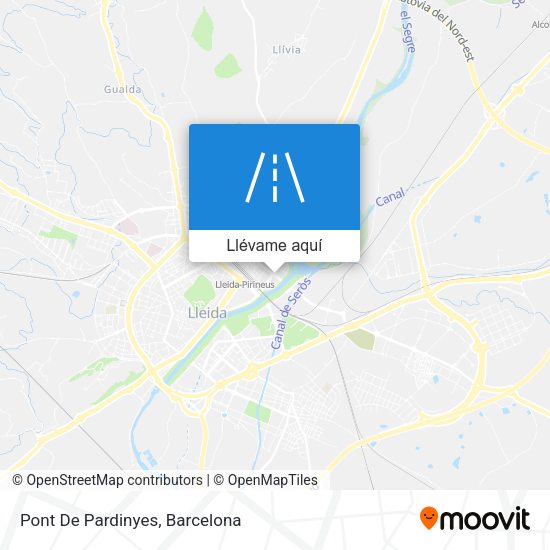Mapa Pont De Pardinyes