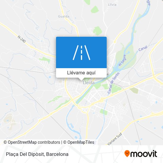 Mapa Plaça Del Dipòsit