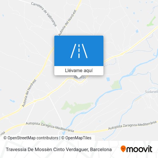Mapa Travessia De Mossèn Cinto Verdaguer