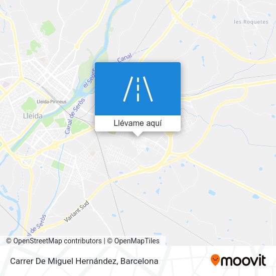 Mapa Carrer De Miguel Hernández