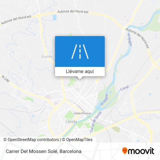 Mapa Carrer Del Mossen Solé