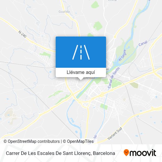 Mapa Carrer De Les Escales De Sant Llorenç
