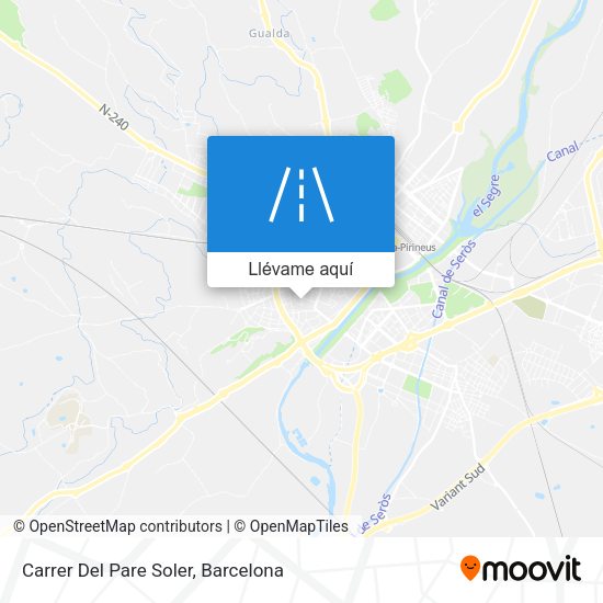 Mapa Carrer Del Pare Soler