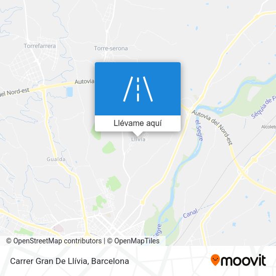 Mapa Carrer Gran De Llívia