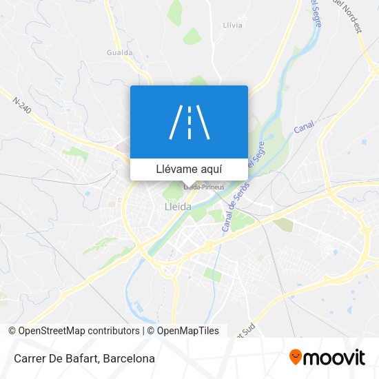 Mapa Carrer De Bafart