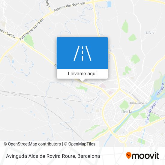 Mapa Avinguda Alcalde Rovira Roure