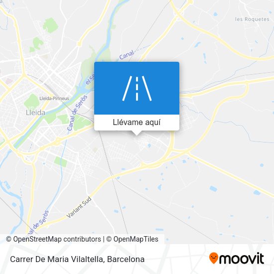 Mapa Carrer De Maria Vilaltella