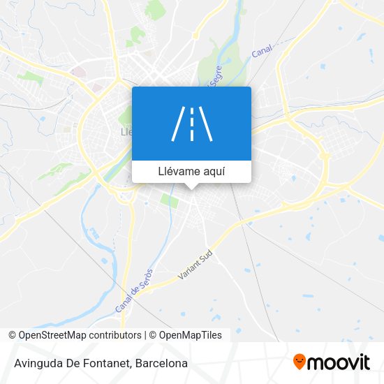 Mapa Avinguda De Fontanet