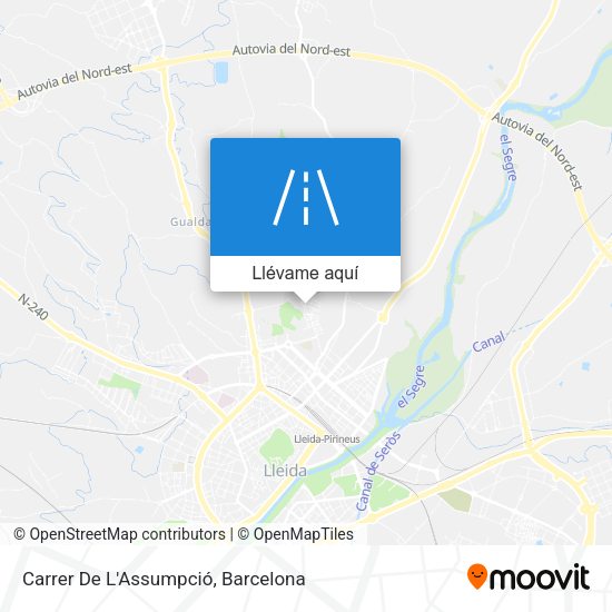 Mapa Carrer De L'Assumpció