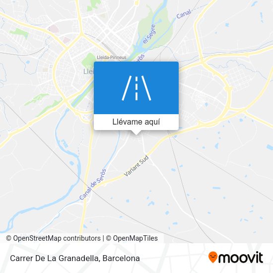 Mapa Carrer De La Granadella