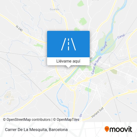 Mapa Carrer De La Mesquita