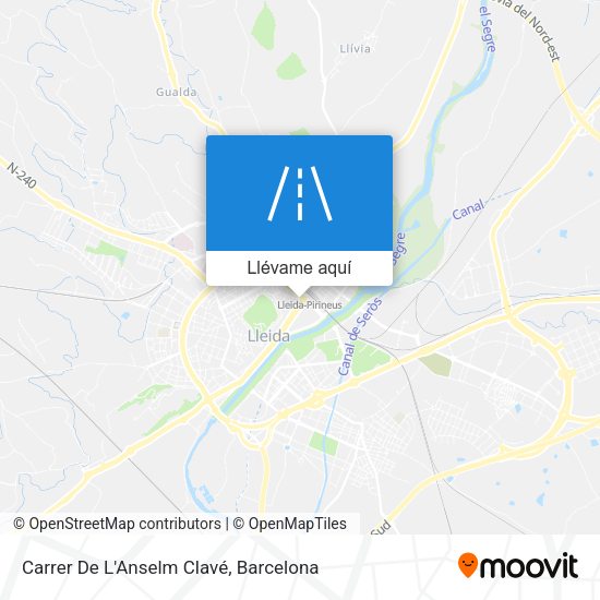 Mapa Carrer De L'Anselm Clavé