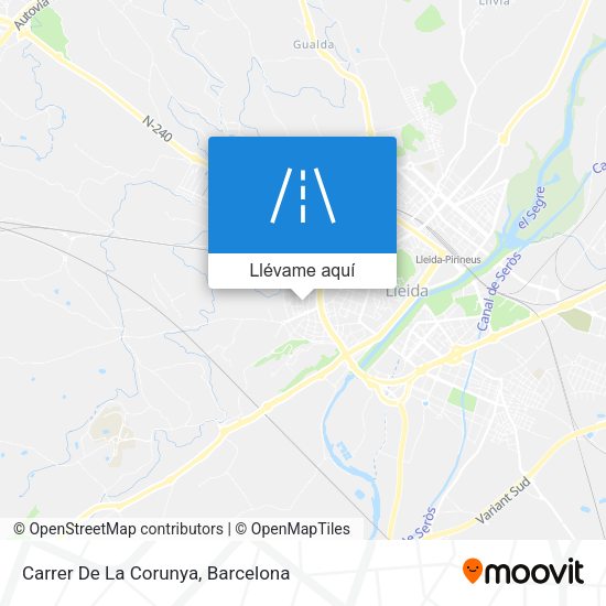 Mapa Carrer De La Corunya