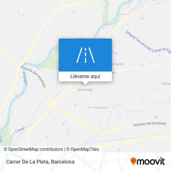 Mapa Carrer De La Pleta
