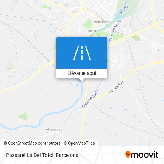 Mapa Passarel·La Del Tòfol