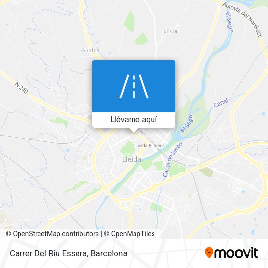 Mapa Carrer Del Riu Essera
