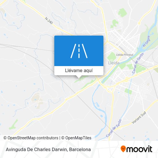 Mapa Avinguda De Charles Darwin