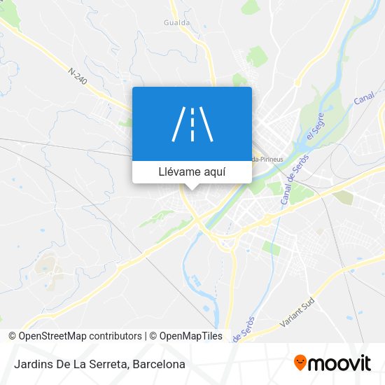 Mapa Jardins De La Serreta