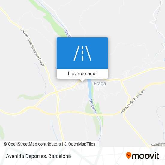 Mapa Avenida Deportes