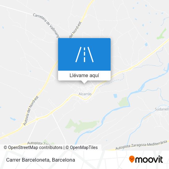 Mapa Carrer Barceloneta