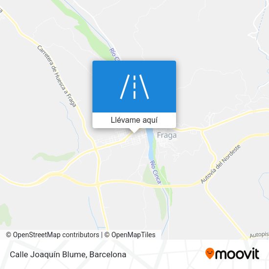 Mapa Calle Joaquín Blume