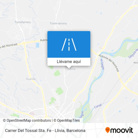 Mapa Carrer Del Tossal Sta. Fe - Llívia