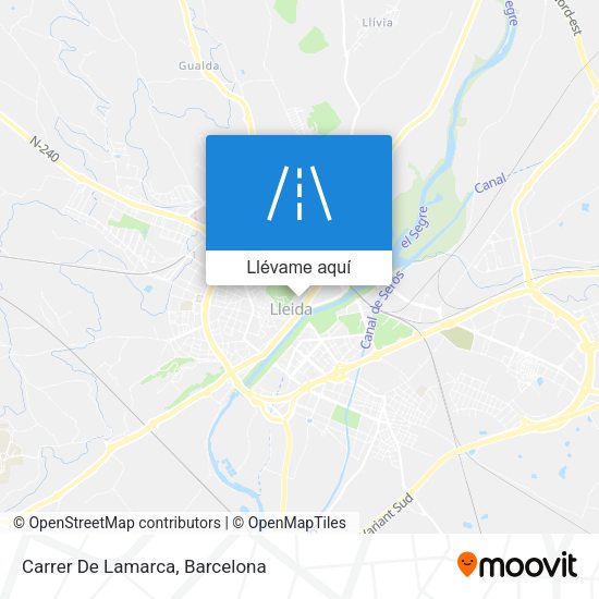 Mapa Carrer De Lamarca