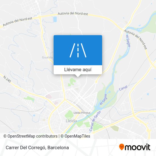 Mapa Carrer Del Corregó