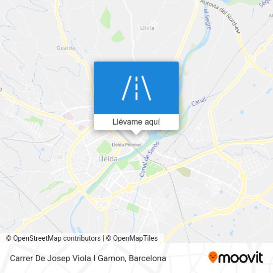 Mapa Carrer De Josep Viola I Gamon