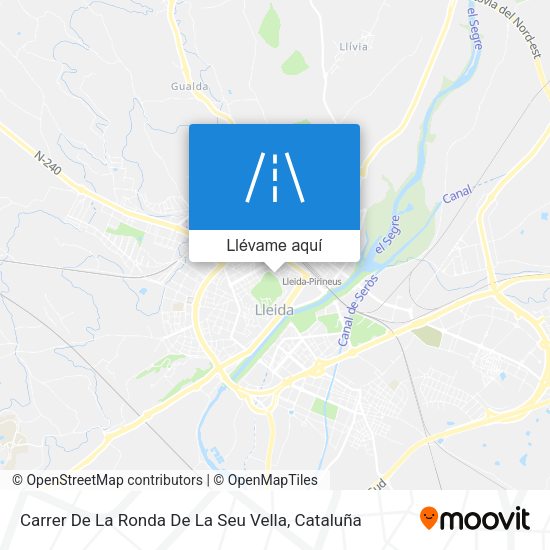 Mapa Carrer De La Ronda De La Seu Vella