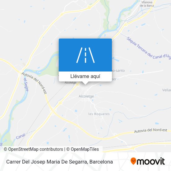 Mapa Carrer Del Josep Maria De Segarra