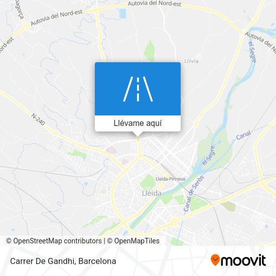 Mapa Carrer De Gandhi