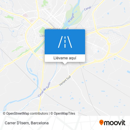 Mapa Carrer D'Isern