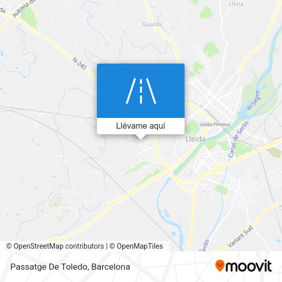 Mapa Passatge De Toledo
