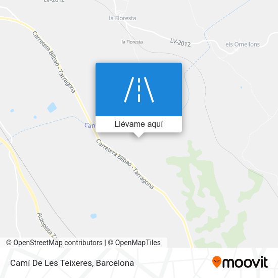 Mapa Camí De Les Teixeres