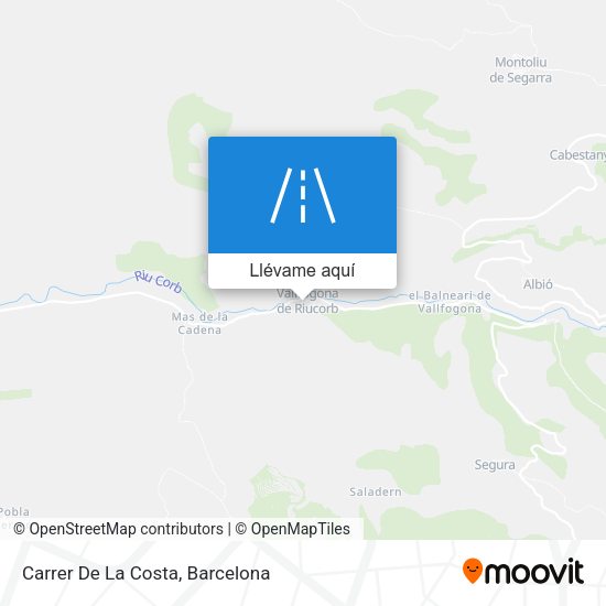 Mapa Carrer De La Costa